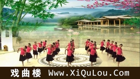 中老年广场舞健身表演