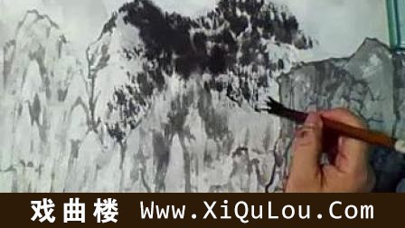 山水画技法教程视频